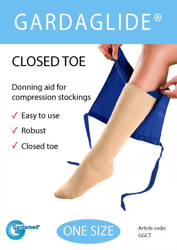 Gardaglide sock aid - closed toe stockings