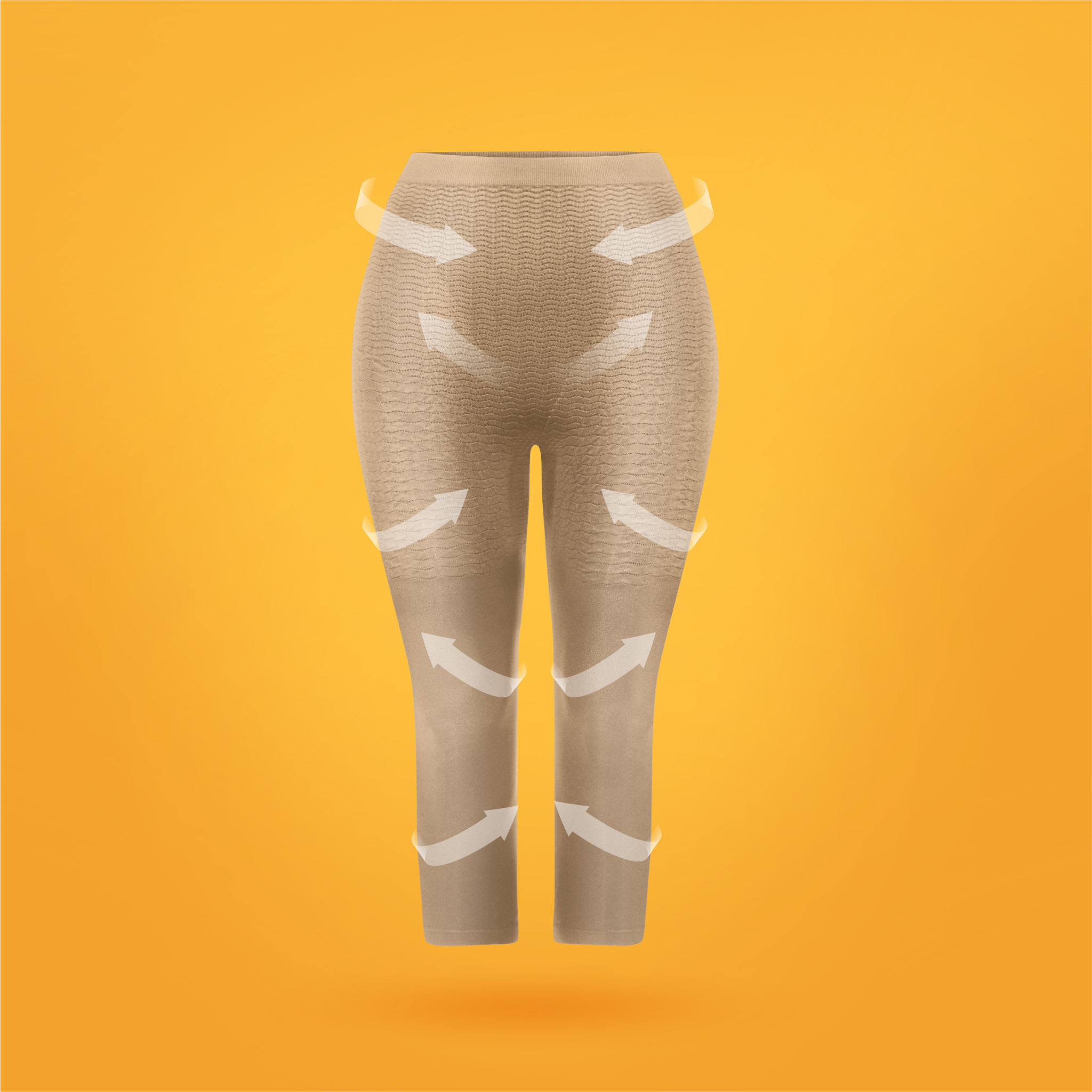 Capri micro-massage compression leggings - Gardamed